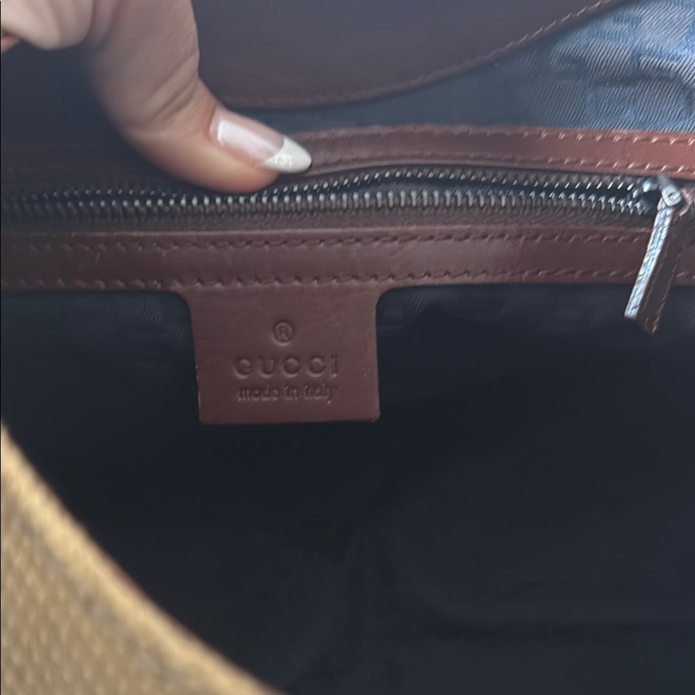 Gucci Yellow Canvas Top Handle handbag - Picture 8 of 12